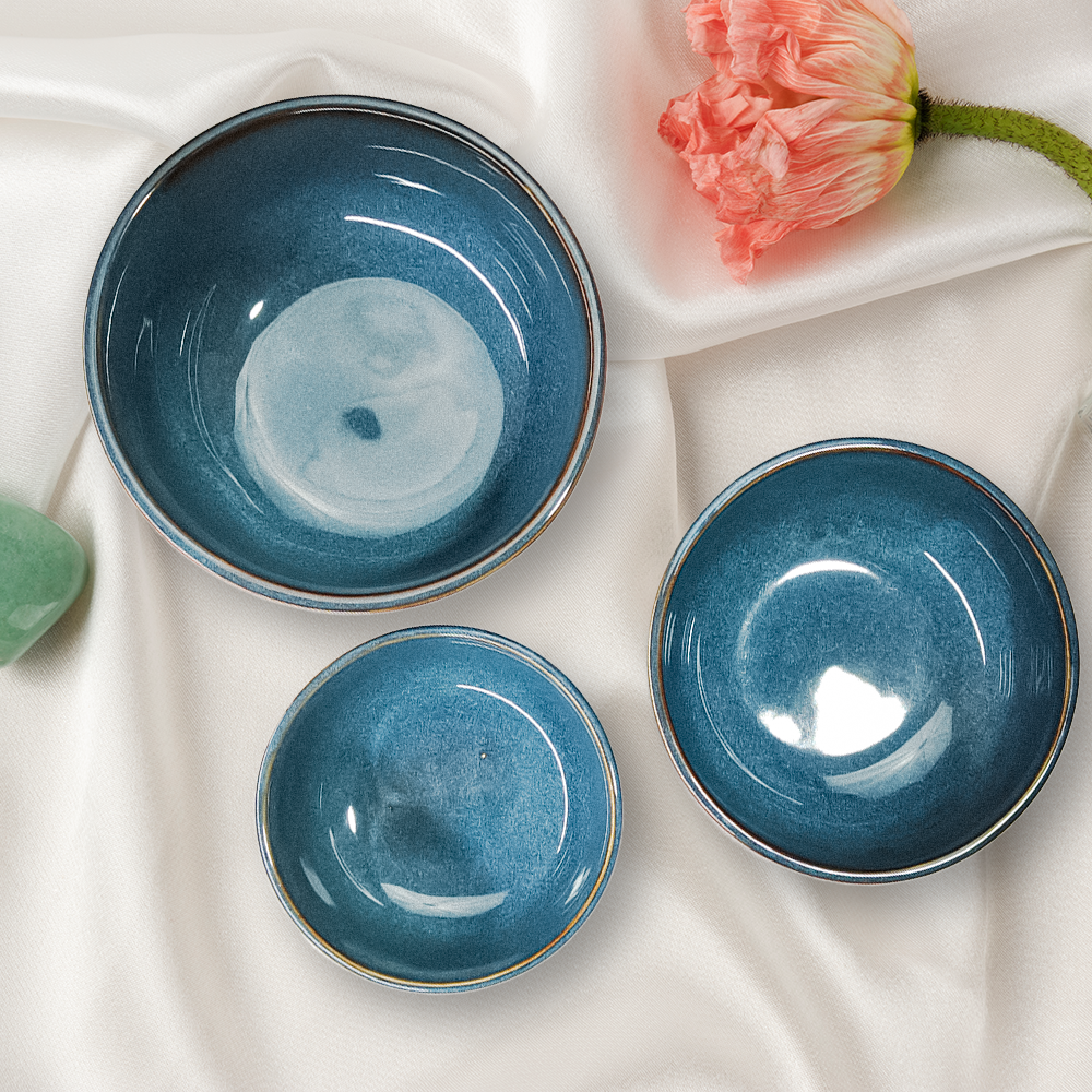 Ceramikaa Serving Bowls| Set of 3