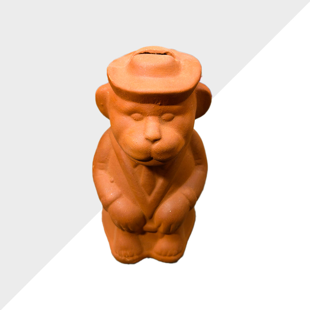 Ceramikaa Clay Monkey Gullak