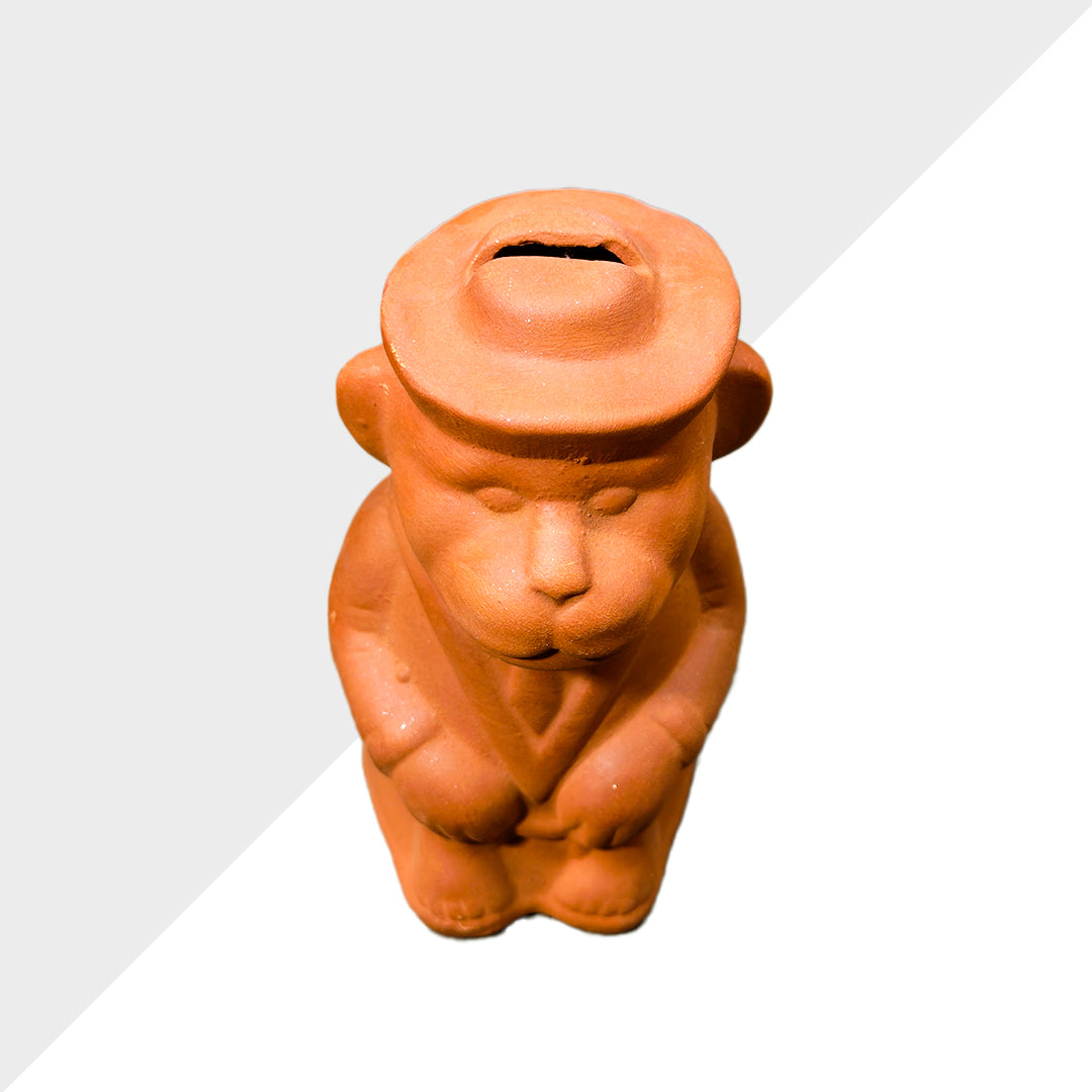 Ceramikaa Clay Monkey Gullak