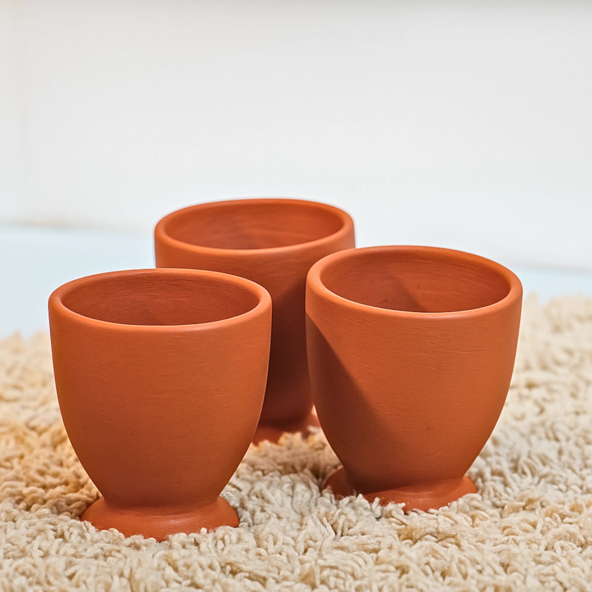 Terracotta Chalice Glass