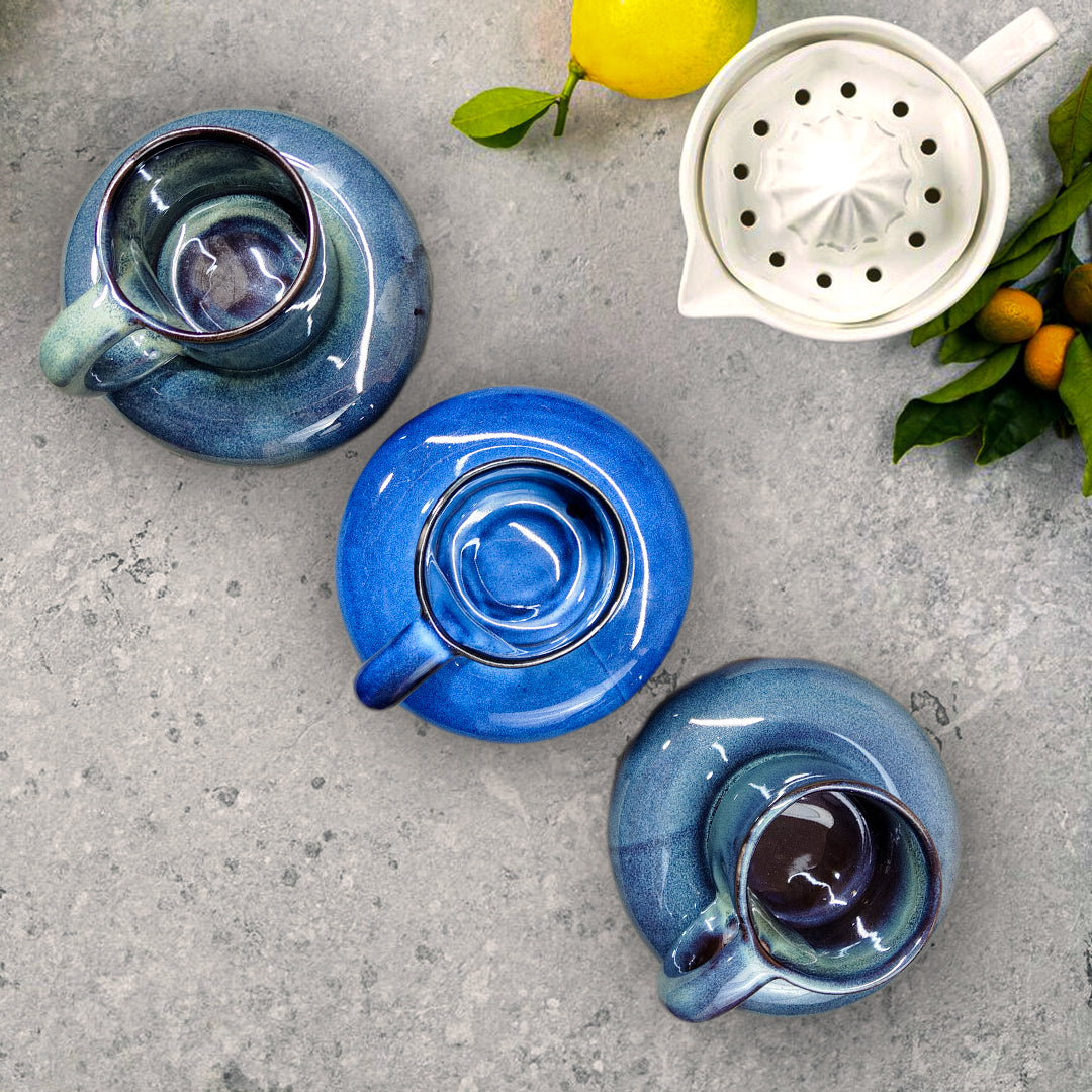 Korean Cups and Saucer By Ceramikaa.