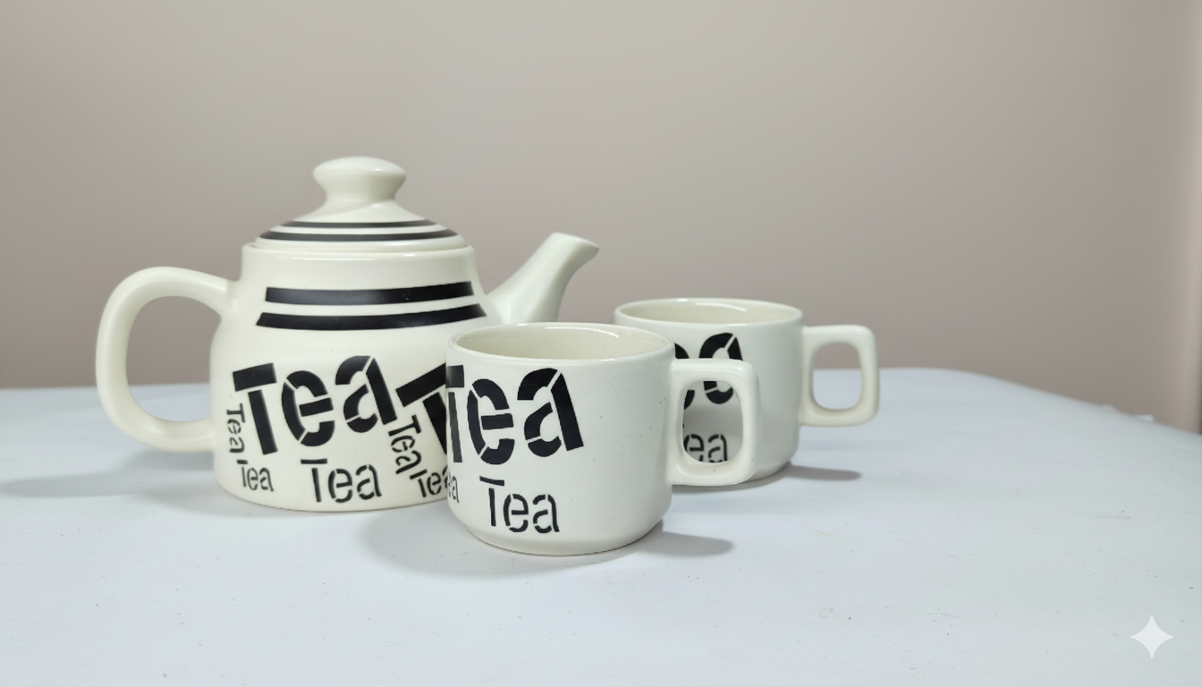 The Graphic Brew Cup & Kattle set