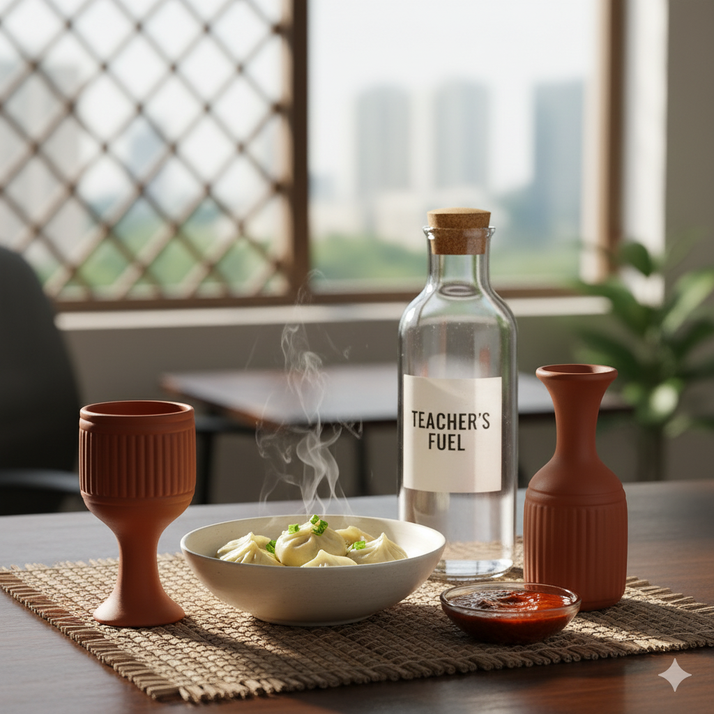 Terracotta Large Wine Chalice