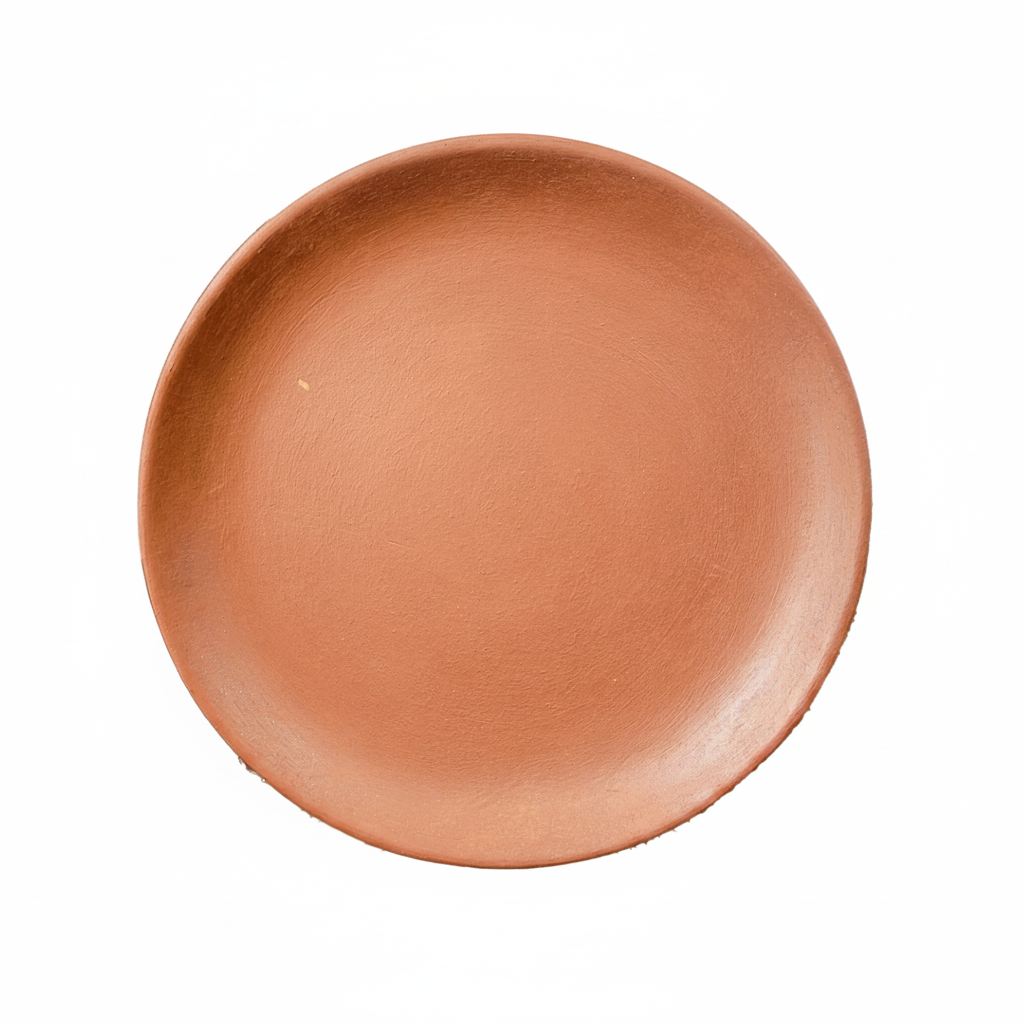 Ceramikaa Prithvi |Terracotta Thali (10 inch)