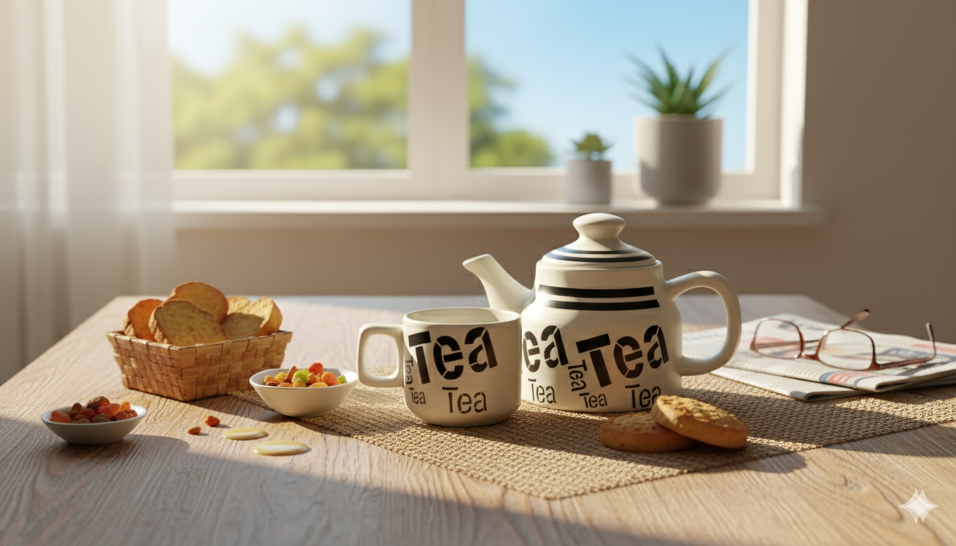 The Graphic Brew Cup & Kattle set