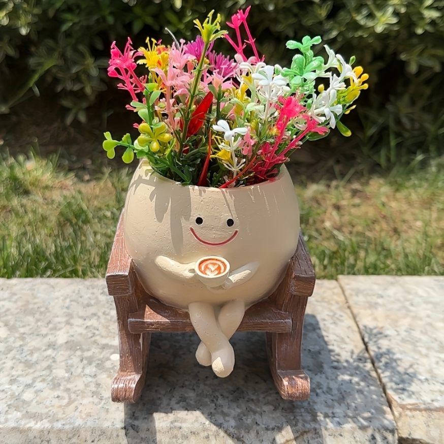 Ceramikaa| Cuppa Buddy Planter| Set of 2 | Planter Pot