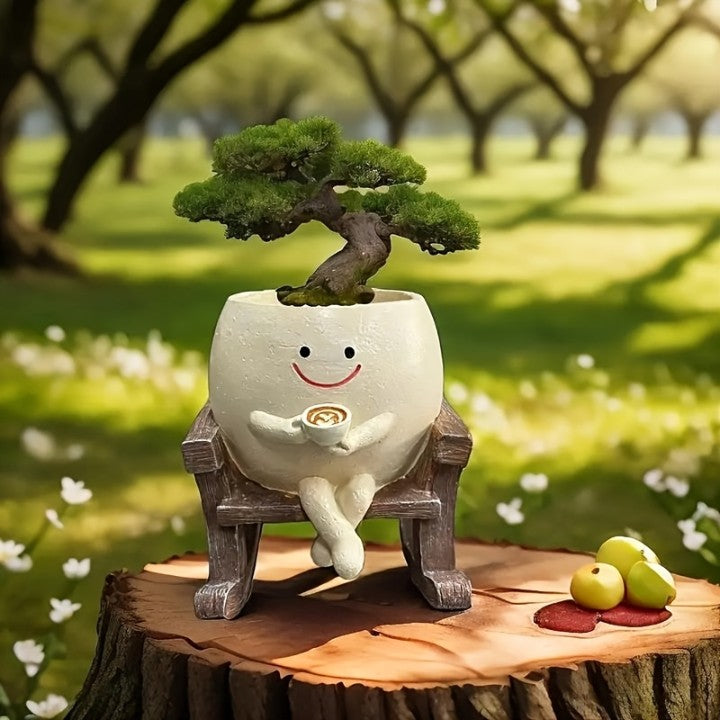 Ceramikaa| Cuppa Buddy Planter| Set of 2 | Planter Pot