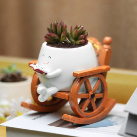 Ceramikaa Chill Reader | Planter Pot