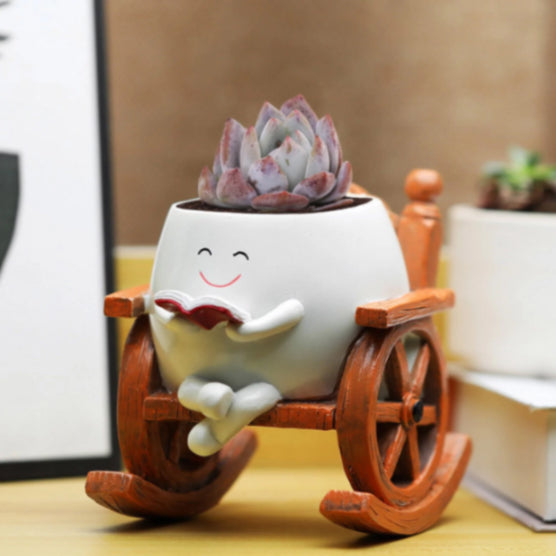 Ceramikaa Chill Reader | Planter Pot