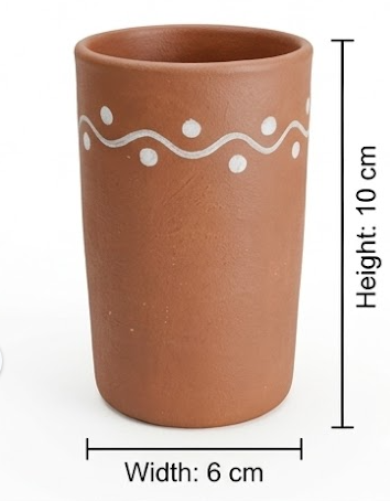 Ceramikaa Earth Glass Set of 4