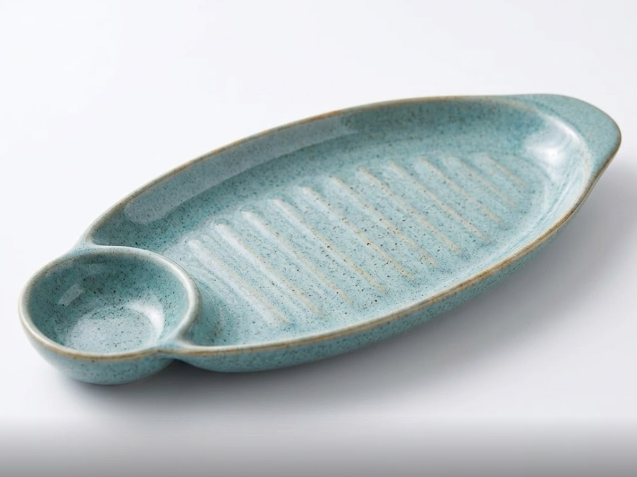 Ceramikaa Green Dip platter