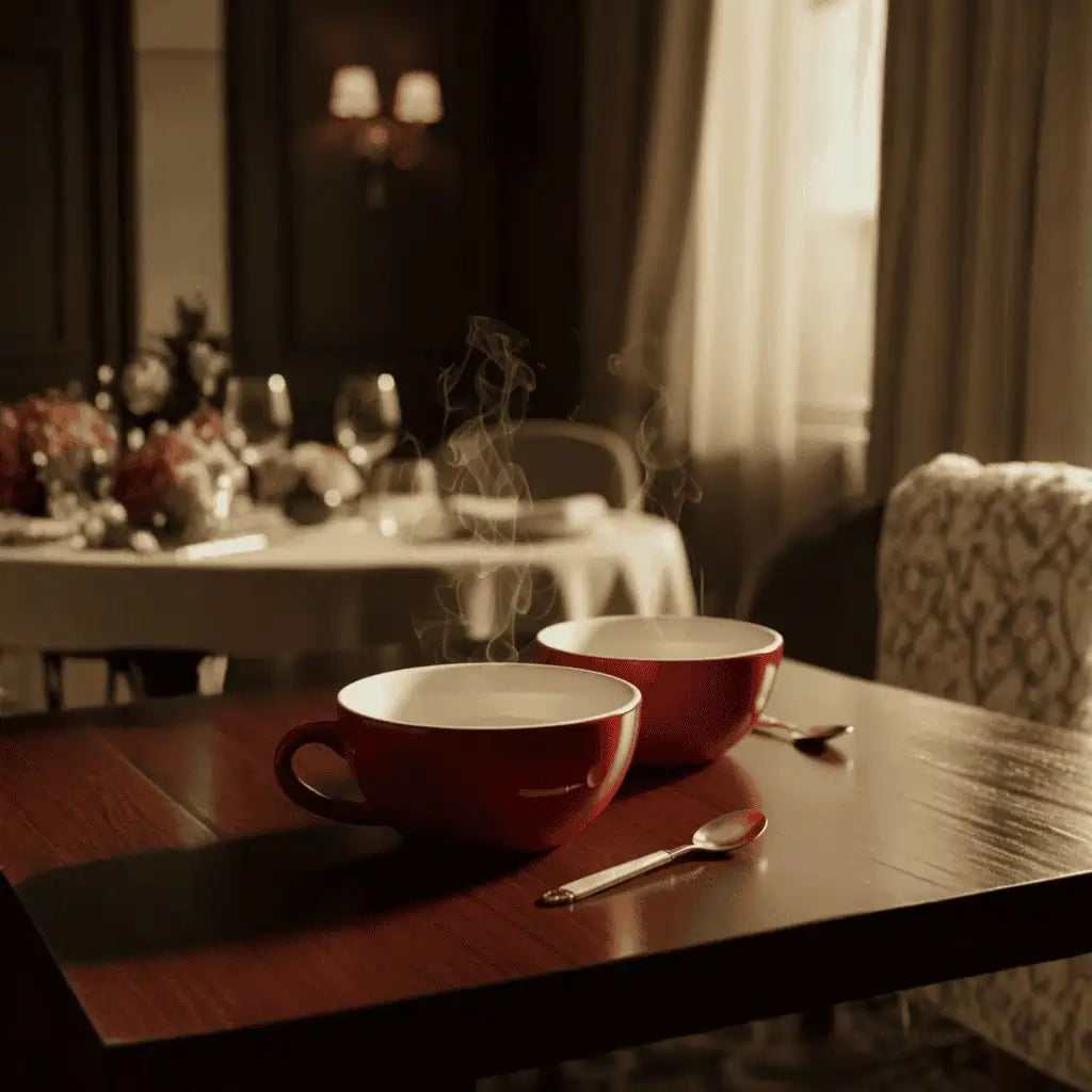 Ceramikaa Crimson Charm Bowl Mug