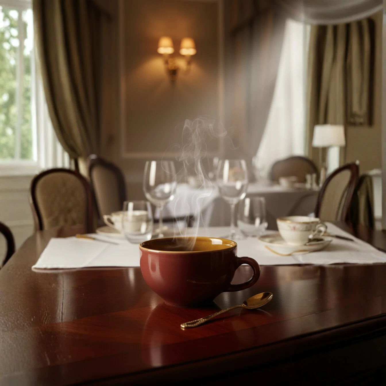 Ceramikaa | Crimson & Cream Mug