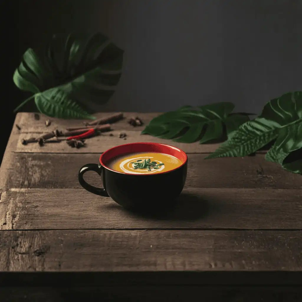 Ceramikaa| Black & Red Ceramic Mug