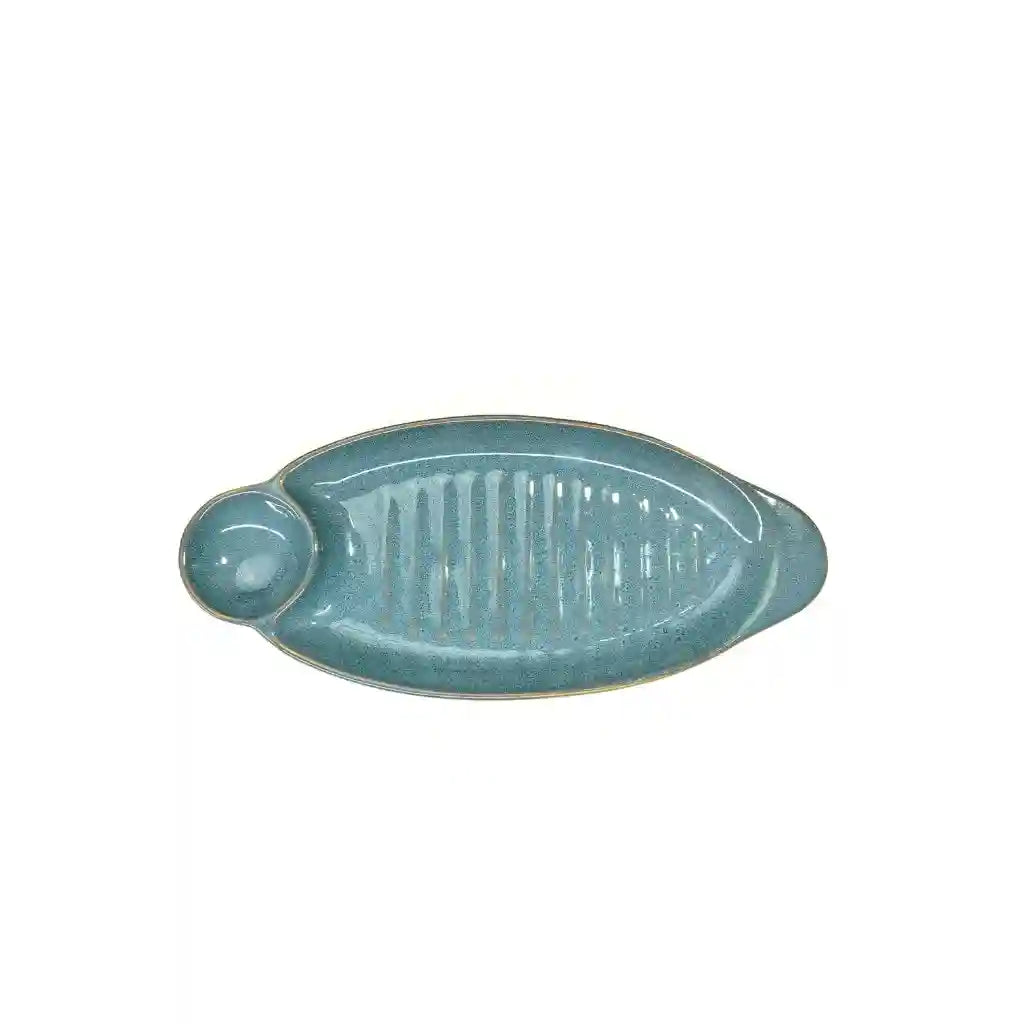 Ceramikaa Green Dip platter