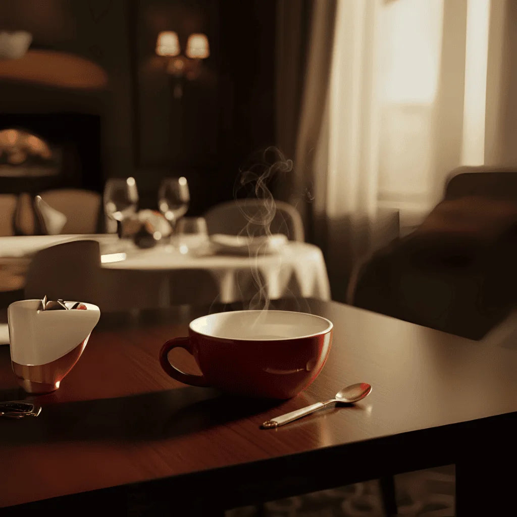 Ceramikaa Crimson Charm Bowl Mug