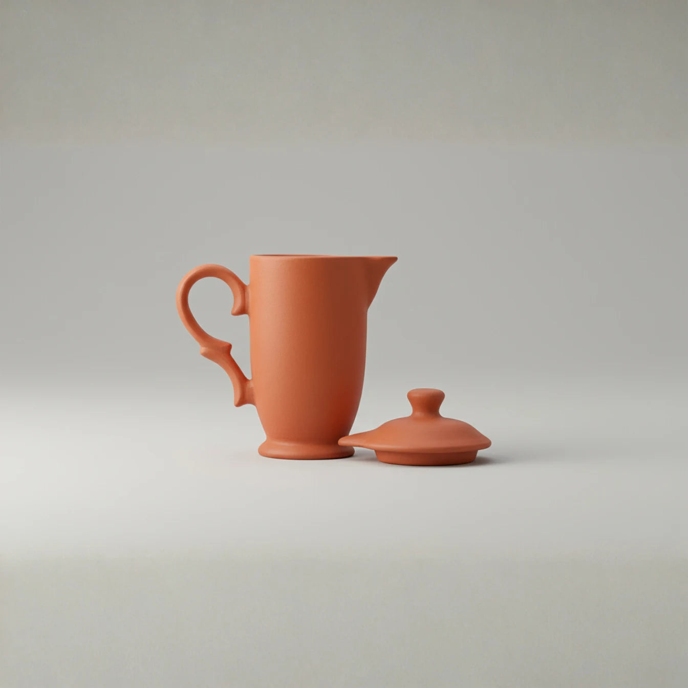 Terracotta plain jug