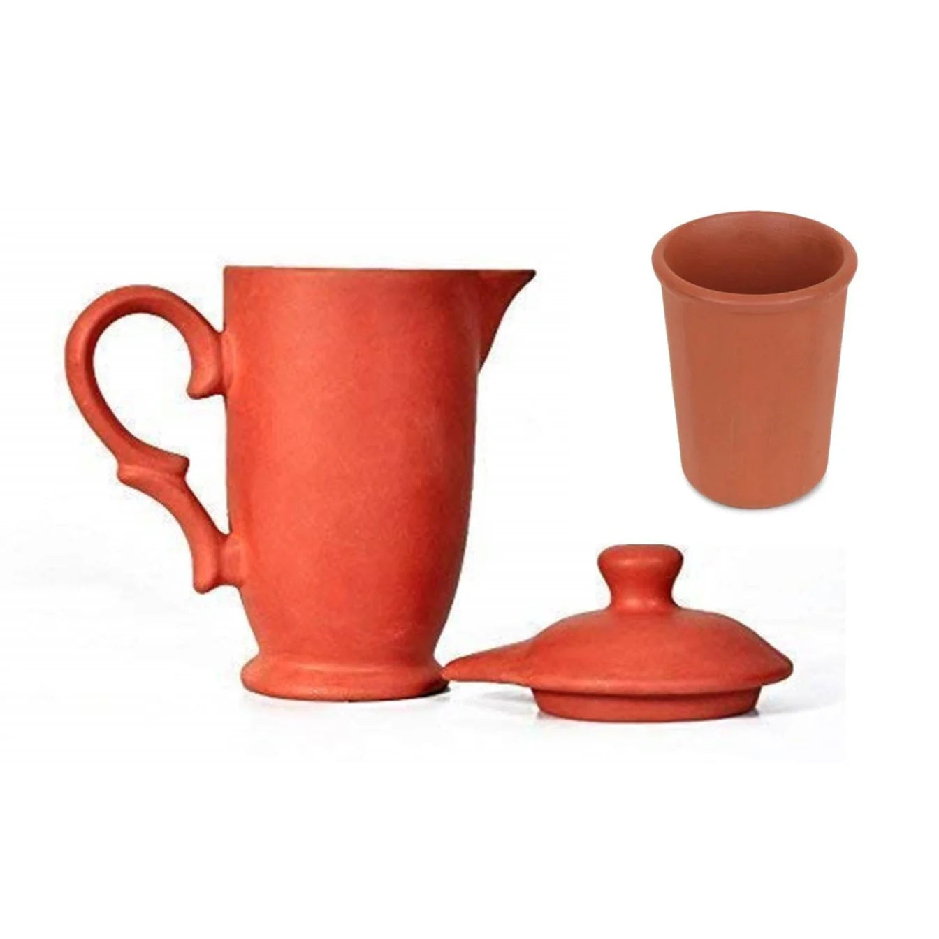 Terracotta plain jug