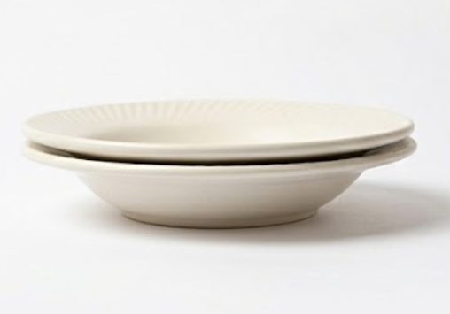 White Pasta plate