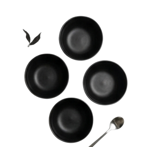 Black Serving Bowl