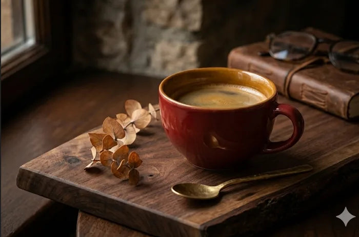 Ceramikaa | Crimson & Cream Mug