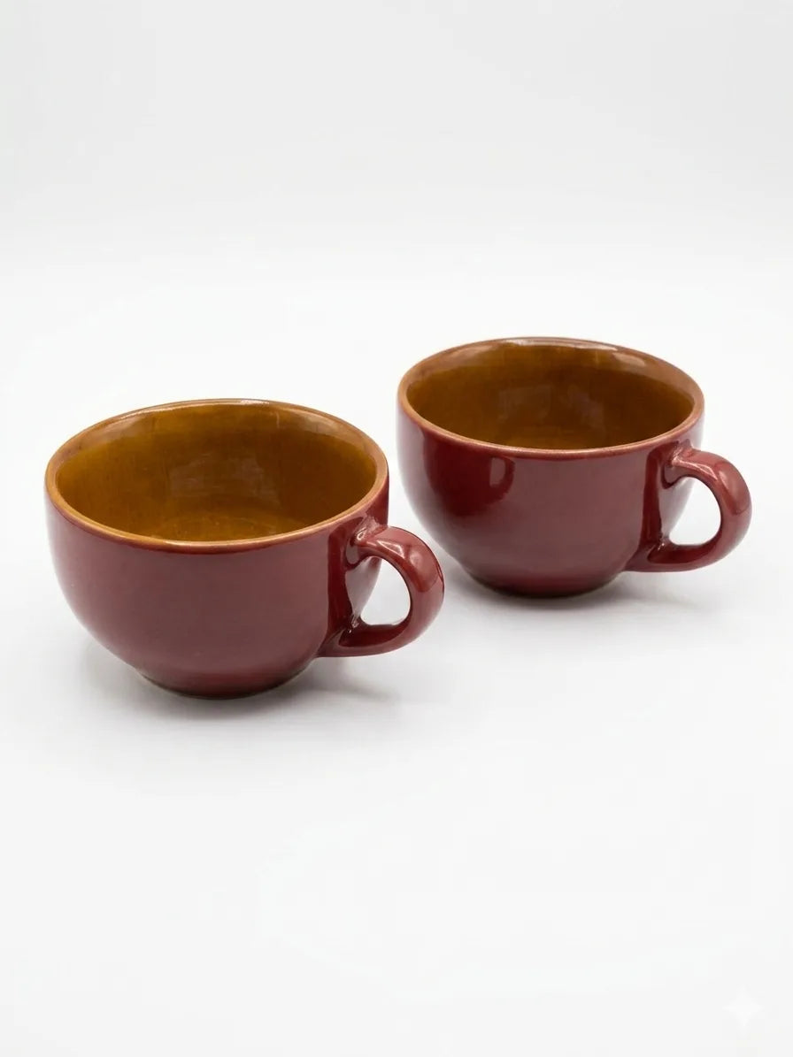 Ceramikaa | Crimson & Cream Mug